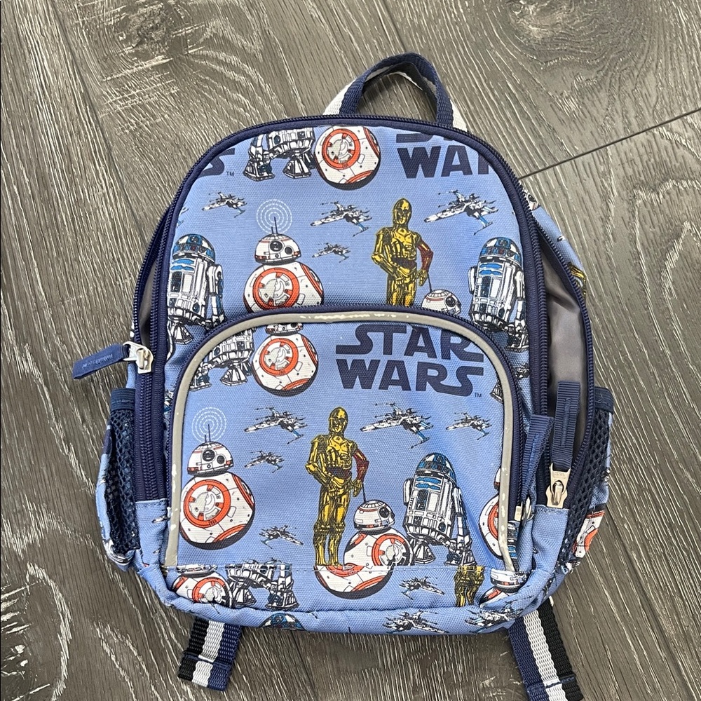 Pottery Barn Kids Star Wars Blue Backpack
